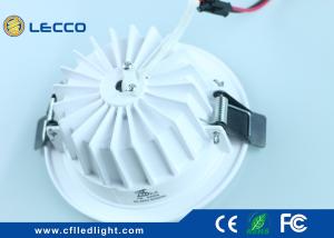 China Recessed 9w Led Downlight For Kitchen / Office 6400K Color Temparature wholesale
