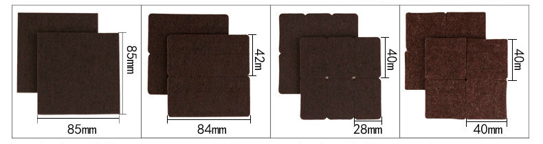Furniture Felt Pads No Slip
