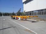 3 Axle 20/40/45ft Flatbed Container Trailer High Tensile Q345B Material