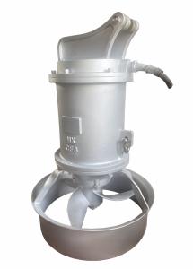China QJB Submersible Mixer Wastewater For Treatment Industry Motor And Impeller Working Together Voltage 380v wholesale