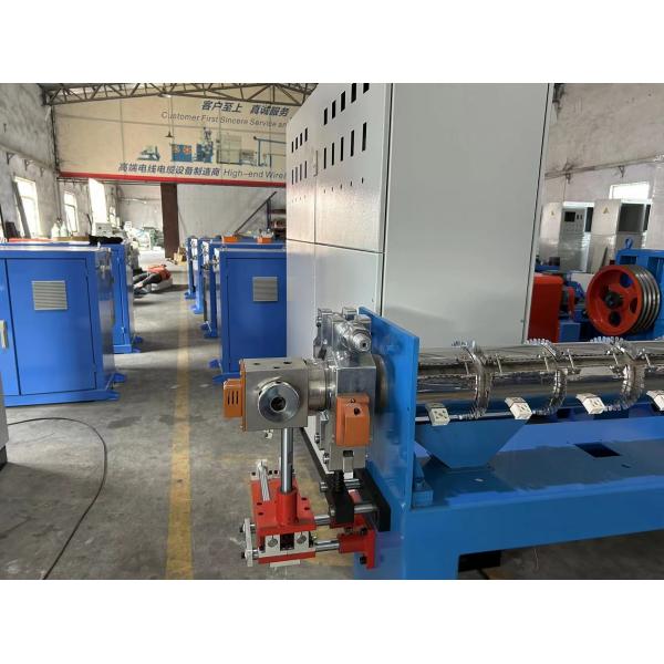 Plastic PVC Wire Cable Extrusion Lines 140kg/h Wire Making Machinery