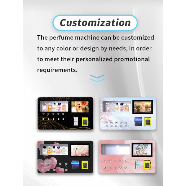 XYZ Commercial Street Perfume Vending Machine Fully Automatic Freestanding Cologne Perfume Spraying Vending Machine