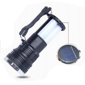 China SMD2835 Rechargeable Battery Ip55 Solar Led Flashlight Torch Waterproof For Tent wholesale