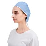 10gsm-35gsm Disposable Non Woven Cap With Ties 18" 21" 24"