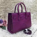 Exotic Genuine Alligator Skin Women Working Totes Large Shoulder Bag Authentic
