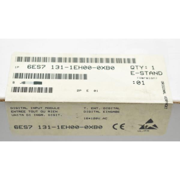 SIEMENS 6ES7131-1EH00-0XB0 SIMATIC DP, ELECTRONIC BLOCK ELECTRONIC BLOCK FOR ET 200L, 16 DI, 120V AC WITH 1 POINT COMMO