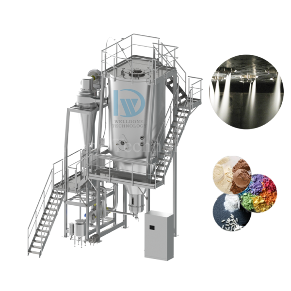 In Low Cost and High Efficient SUS316L Spray Drying Machine for Coffee Powder Production
