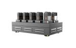 FCC Camera Docking Station Metal Frame 10 Ports Camera Charging Station