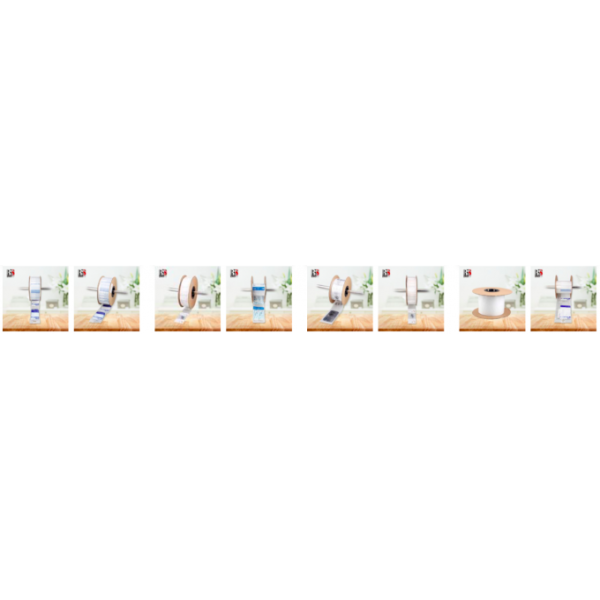 Auto Fill Pre-Opened Gusset Plastic Poly Bags On-A-Roll PE Material For Small Electronic Component Packaging