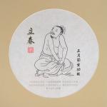 35*35cm Traditional Chinese Medicine Meridian Charts 24 Solar Terms Guided