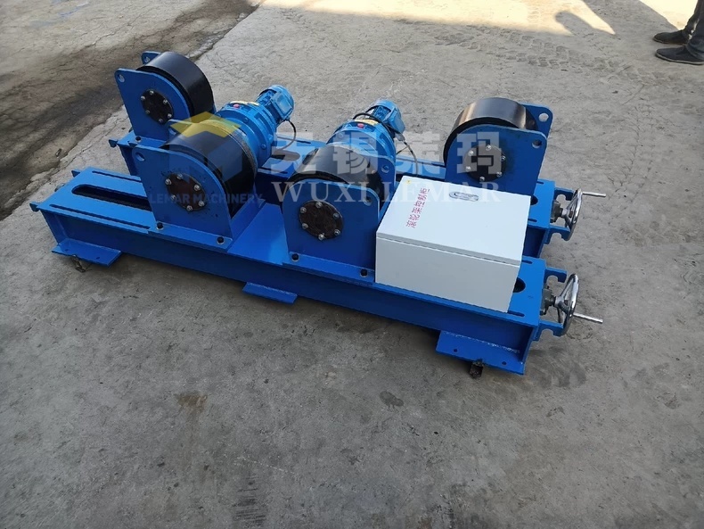5 Ton Adjustable Welding Rotator, Bolt Adjustment Tank Turning Roller for Cylinder Welding
