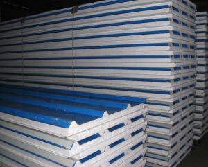 China EPS Foam Thermal Insulated Sandwich Panel Lightweight 0.3 - 0.8mm Steel Thickness wholesale