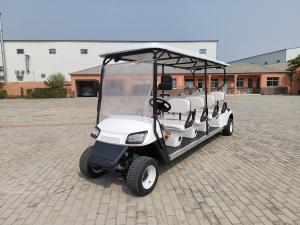 China White High End 8 Seater Lithium Battery Off-Road Electric Golf Cart Supports Customization wholesale
