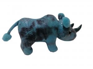 China OEM Blue Rhinoceros Gift Stuffed Animal Ultra Soft wholesale