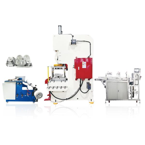 2023 Year Round Pan Tray Aluminum Foil Container Machine with Wood Packaging