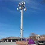 30m Telecommunications Monopole Antenna Tower ASTM A123 Q345B/A572