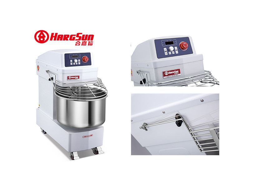 Frequency Changer Spiral Dough Mixer 20 Liter Commercial Tow Double Motions