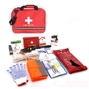 China Medical First Aid Kit  Rescue Emergency Big Fire Emergency Kit Bag Survival Supplies wholesale