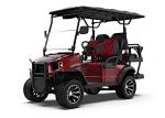 Low Profile Burgundy Color Luxury And Noble Electric 4-Seater Golf Cart 72v
