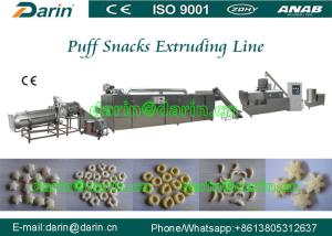 China Double screw extruder cereal grain puffing machine with high stable per - formation wholesale