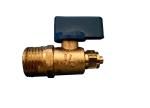 1/2 Inch Nickle - Plated Zinc Plumbing Ball Valve Actuator , Iron Handle High