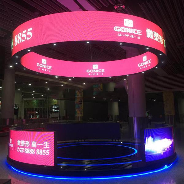 Electricity Flexible LED Display Screen Soft Rubber Modules With Easy Maintenance