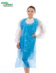 Lint Free Disposable PE Apron No Sleeves Plastic Wearing For Kitchen Food