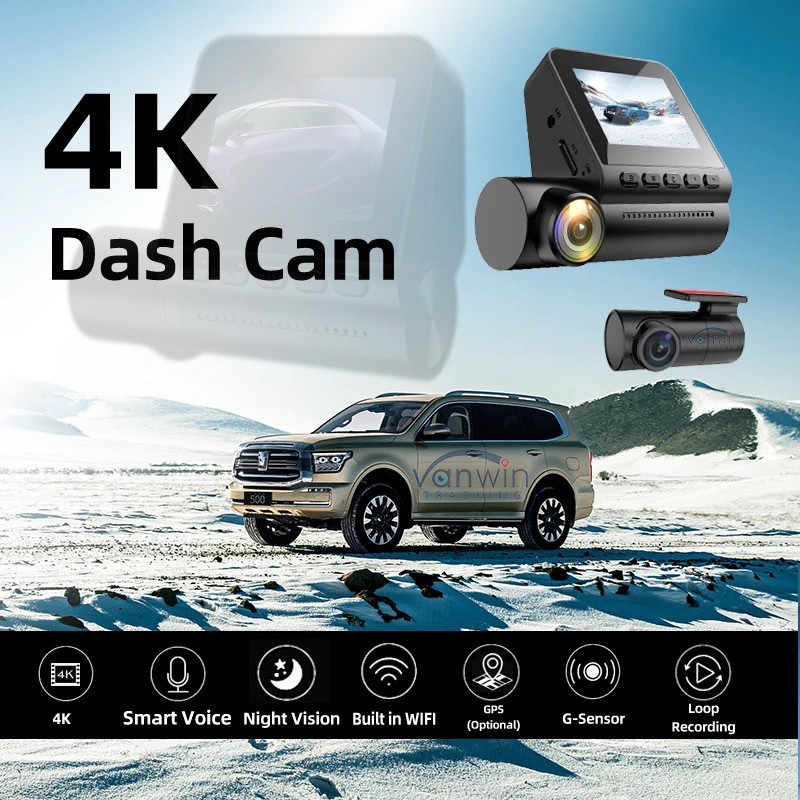 4K High Definition Image Driving Recorder 1080P Support WiFi GPS Taxi Recorder Camera