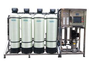 China Sand Carbon Purifier / Water Treatment Machine PLC Touch Screen For Consumption wholesale