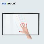 50 Inch IR Touch Screen Components Black Aluminium Frame EMC