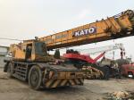 Kato Rough Terrain Second Hand Cranes 50 Ton With Mitsubishi Engine 270hp