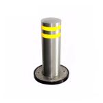 Hotel Entrance Control Hydraulic Road Security Barriers , Safety Bollard 1 Year