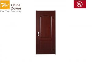 China BS Standard Flush Panel 1 Hour Rated Fire Resistant Wooden Doors/ Painting Finish on sale