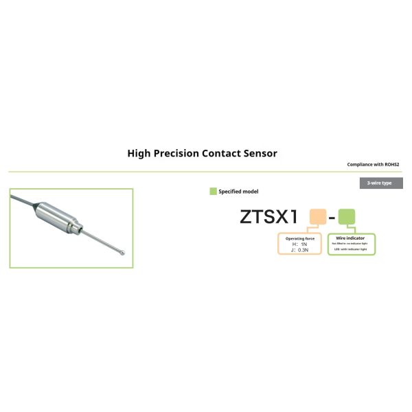 Makinopc Original AC1000V Wired Probe Type Sensor 0.02mm Probing Contactor Measuring Probe for CNC Equipment ZTSX1