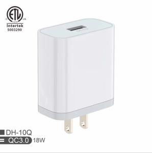 China 18W 3Amp QC 3.0 USB Travel Fast Mobile Phone Charger adapter wholesale