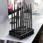 12 antenna mobile phone signal jammer, Wi Fi GPS LoJack signal blocker, mobile