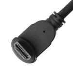 Male Vertical 19Pin HDMI-A To Female 19Pin HDMI LCD Cable Connector Assembly