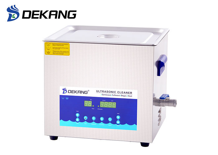 15L Dual Frequency Ultrasonic Cleaner Die Casting Stainless Steel With Digital Controller