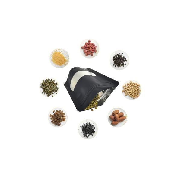 Kraft Paper Stand-Up Pouch Nuts Tea Dried Fruit Sealed Packing Bag Packaging Zipper Bag