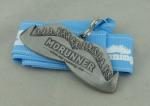 MORUNNER Ribbon Medals , 3D Zinc Alloy Die Cast With Antique Nickel Plating