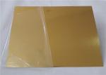 Gold Mirror Embossed Aluminum Sheet , Embossed Aluminum Panels Construction