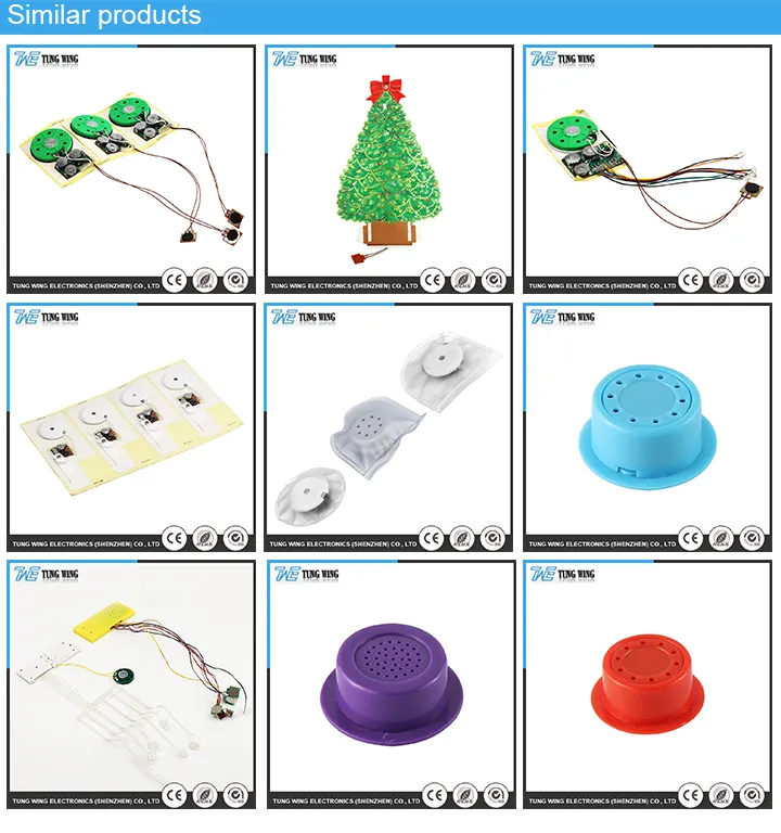 Waterproof Sound Module with Customizable Sound Duration and Replaceable Battery for Voice Recording Box and Music Box Module