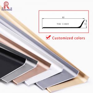 China Waterproof Aluminum Skirting Board 150mm Floor Wall Coverd Home Decoration on sale