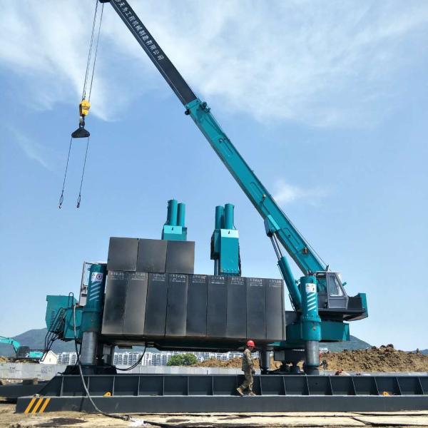 150T Full Hydraulic Piling Machine With No Noise And Vibration For Great Future Development