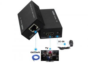 China 6.75Gbps HDMI Fiber Extender , HDMI Network Extender Over CAT6 on sale