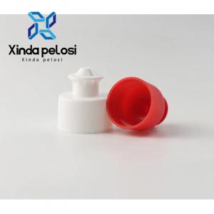 China 28 410 24 410 28 400 Push Pull Cap For Water Bottles Detergent Cap Cosmetic Packaging Plastic wholesale