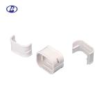 130mm White PVC Split Air Conditioner Pipe Cover Joint Decorative Duct Kits