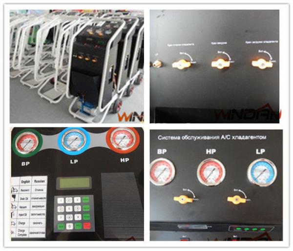 Quality R134a Charging Machine Auto Refrigerant Recovery Machine with Manual Operation for sale