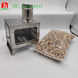 China Portable Patio Heater Foldable Operate BBQ Wood Pellet Firepit Stainless Steel wholesale