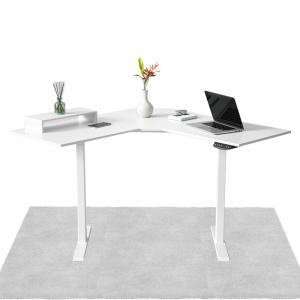 China L Shape Home Office Desk Corner Standing Desk Metal Iron Waterproof Eco-friendly Partical Board wholesale